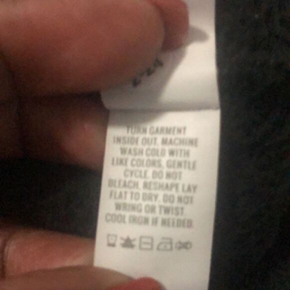 Aerie black soft king sleeve fleece like pullover sweater sweatshirt - Picture 9 of 10